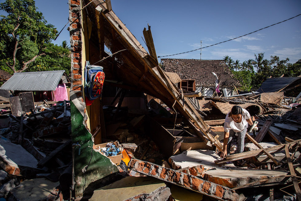 Pemenang, Lombok, 8 agosto 2018
(Ulet Ifansasti/Getty Images)