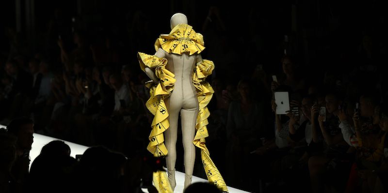 Moschino, Milano, 20 settembre 2018
(MARCO BERTORELLO/AFP/Getty Images)