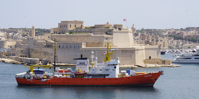 L'Aquarius a Malta (Raphael Satter/AP photo)