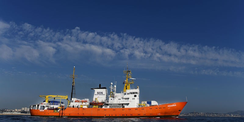 La nave Aquarius (BORIS HORVAT/AFP/Getty Images)