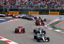 L'ordine di arrivo del Gran Premio di Russia di Formula 1