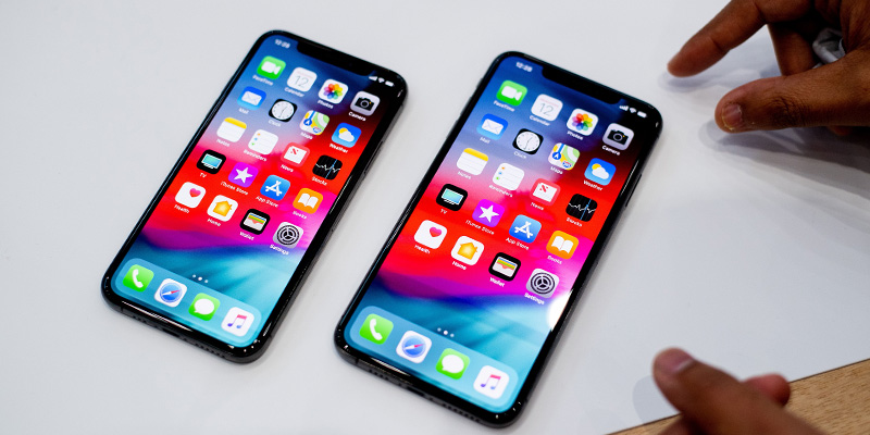 I nuovi iPhone XS e iPhone XS Max (NOAH BERGER/AFP/Getty Images)