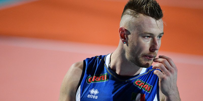 Ivan Zaytsev durante Italia-Giappone al Foro Italico di Roma (Alfredo Falcone/LaPresse)