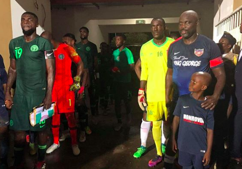 George Weah ha giocato una partita con la nazionale liberiana