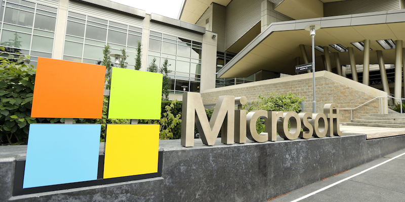 La sede di Microsoft a Redmond, nello stato di Washington (AP Photo Ted S. Warren, File)