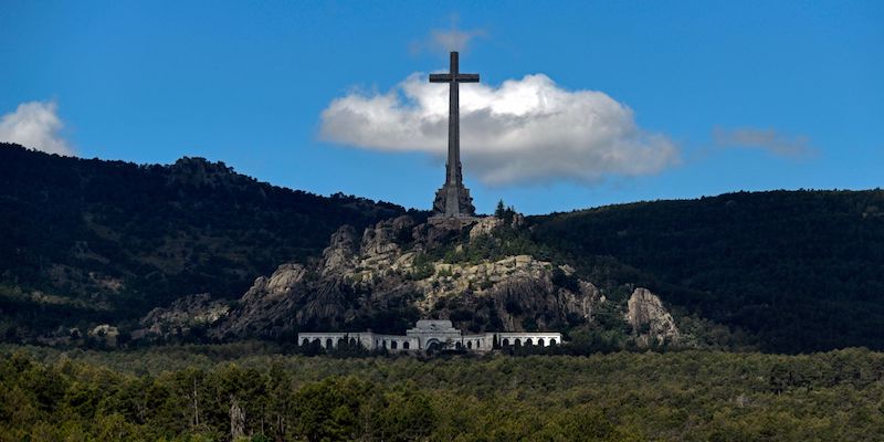  La Valle de los Caídos, a nord di Madrid, dove è sepolto il dittatore spagnolo Francisco Franco, il 3 luglio 2018 (OSCAR DEL POZO/AFP/Getty Images)
