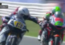 Romano Fenati è stato squalificato dal Gran Premio di Misano di Moto2 per aver tirato il freno di un'altra moto