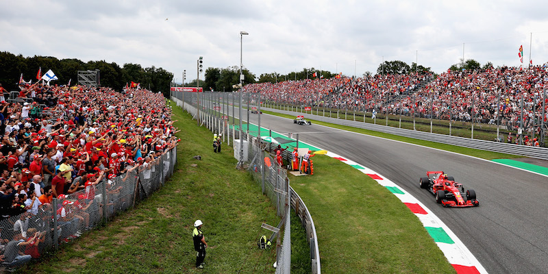 Kimi Raikkonen durante il Gran Premio d'Italia (Charles Coates/Getty Images)