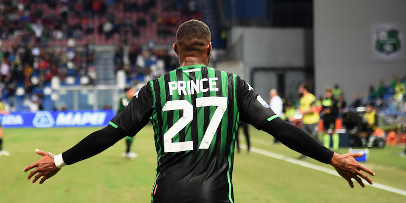 Kevin-Prince Boateng durante Sassuolo-Genoa di Serie A (Pier Marco Tacca/Getty Images)