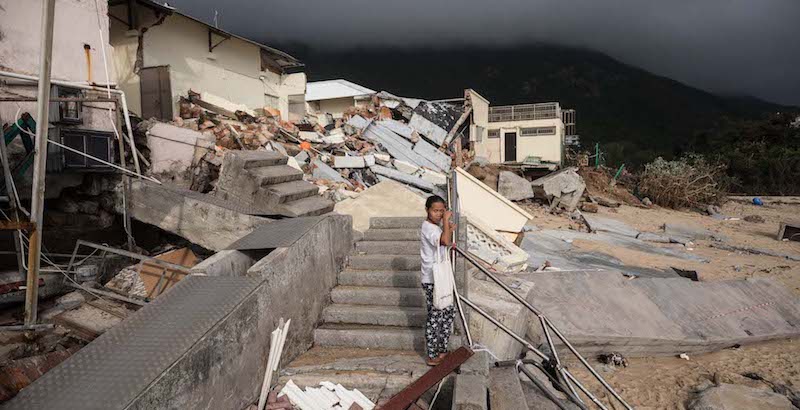 Le foto dei danni del tifone Mangkhut