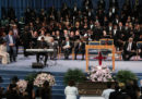 Le foto e i video del funerale di Aretha Franklin
