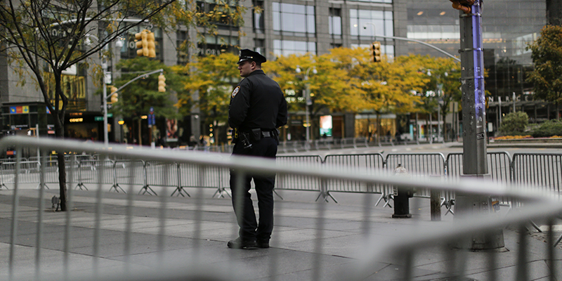 Un agente di polizia a New York City, novembre 2017 
(Eduardo Munoz Alvarez/Getty Images)