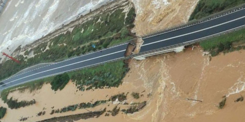 I danni delle forti piogge in Sardegna