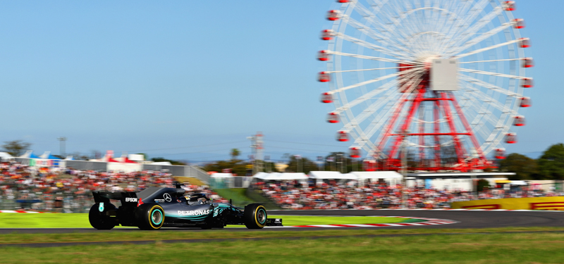 L'ordine di arrivo del Gran Premio del Giappone di Formula 1