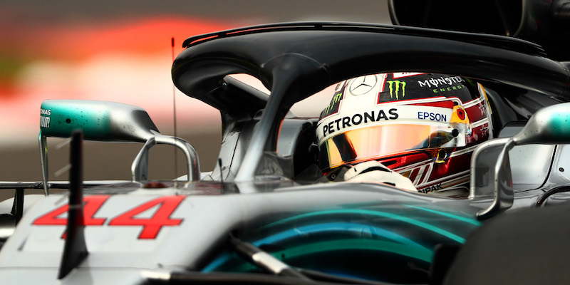 Lewis Hamilton durante le qualifiche del Gran Premio del Messico di Formula 1 (GettyImages)