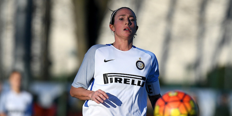 Regina Baresi, capitana dell'Inter, in una partita dello scorso campionato (GettyImages)