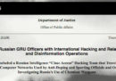 Gli Stati Uniti hanno accusato sette spie russe di avere compiuto diversi attacchi informatici