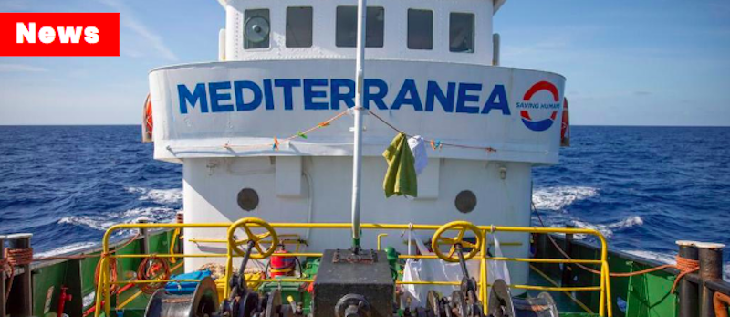 La nave "Mare Jonio" di Mediterranea (mediterranea.org)