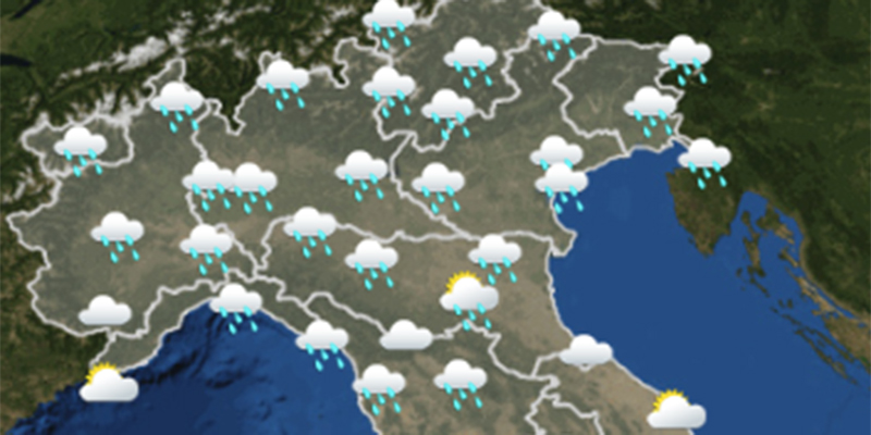 Le previsioni meteo per il primo novembre