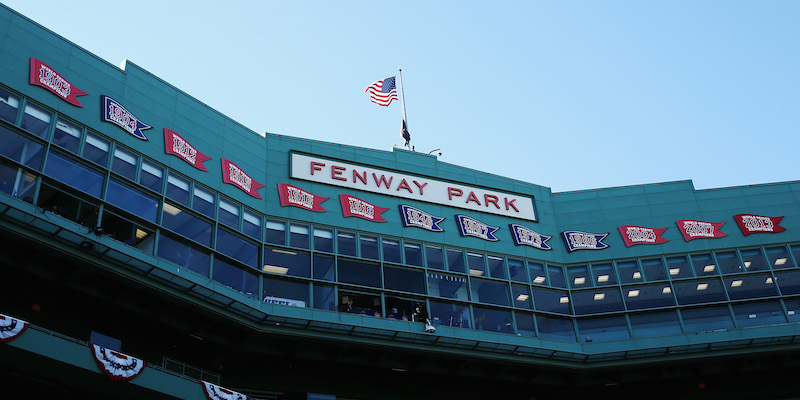 Il Fenway Park di Boston, dove questa notte inizieranno le World Series della Major League (GettyImages)