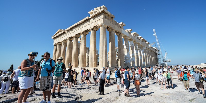 Il Partenone ad Atene. (ANDREAS SOLARO/AFP/Getty Images)