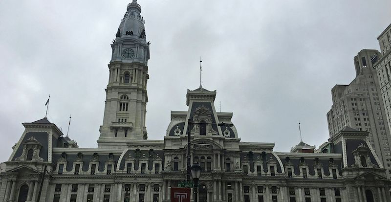 Il municipio di Philadelphia
(IVAN COURONNE/AFP/Getty Images)