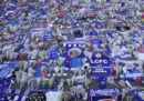 Il memoriale per il proprietario del Leicester City