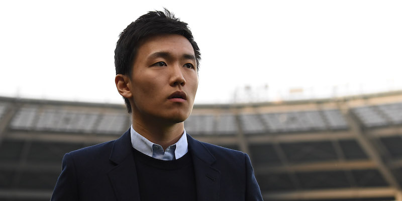 Steven Zhang allo Stadio Olimpico di Torino prima di un partita dell'Inter nella scorsa stagione (GettyImages)