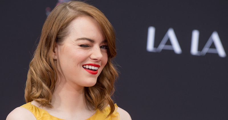 Emma Stone a una cerimonia per le sue impronte al TCL Chinese Theatre di Los Angeles, 7 dicembre 2016
(Emma McIntyre/Getty Images)