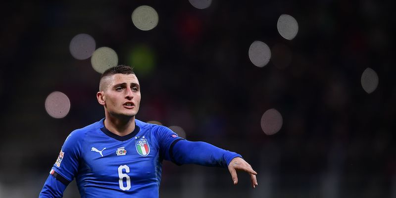 Marco Verratti a San Siro contro il Portogallo (Marco BERTORELLO / AFP)