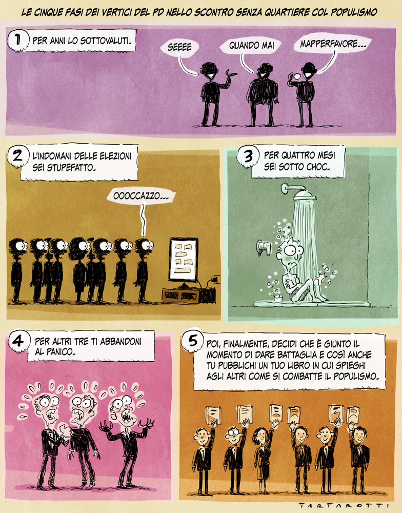 A quanto pare, l’importante non è muoversi, ma indicare direzioni