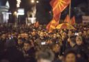 In Macedonia migliaia di persone hanno partecipato a una manifestazione contro il cambio di nome del paese