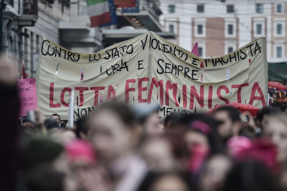 Le foto della manifestazione contro la violenza sulle donne a Roma ...