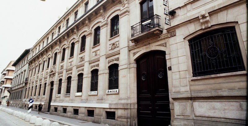 La facciata del palazzo di via Solferino a Milano (ANSA / KLD)