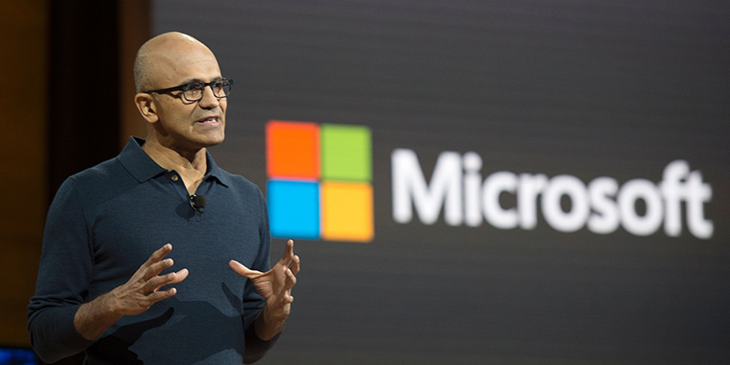 Il CEO di Microsoft, Satya Nadella (DON EMMERT/AFP/Getty Images)