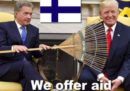 I finlandesi hanno trollato Trump per le cose che ha detto sui rastrelli e gli incendi