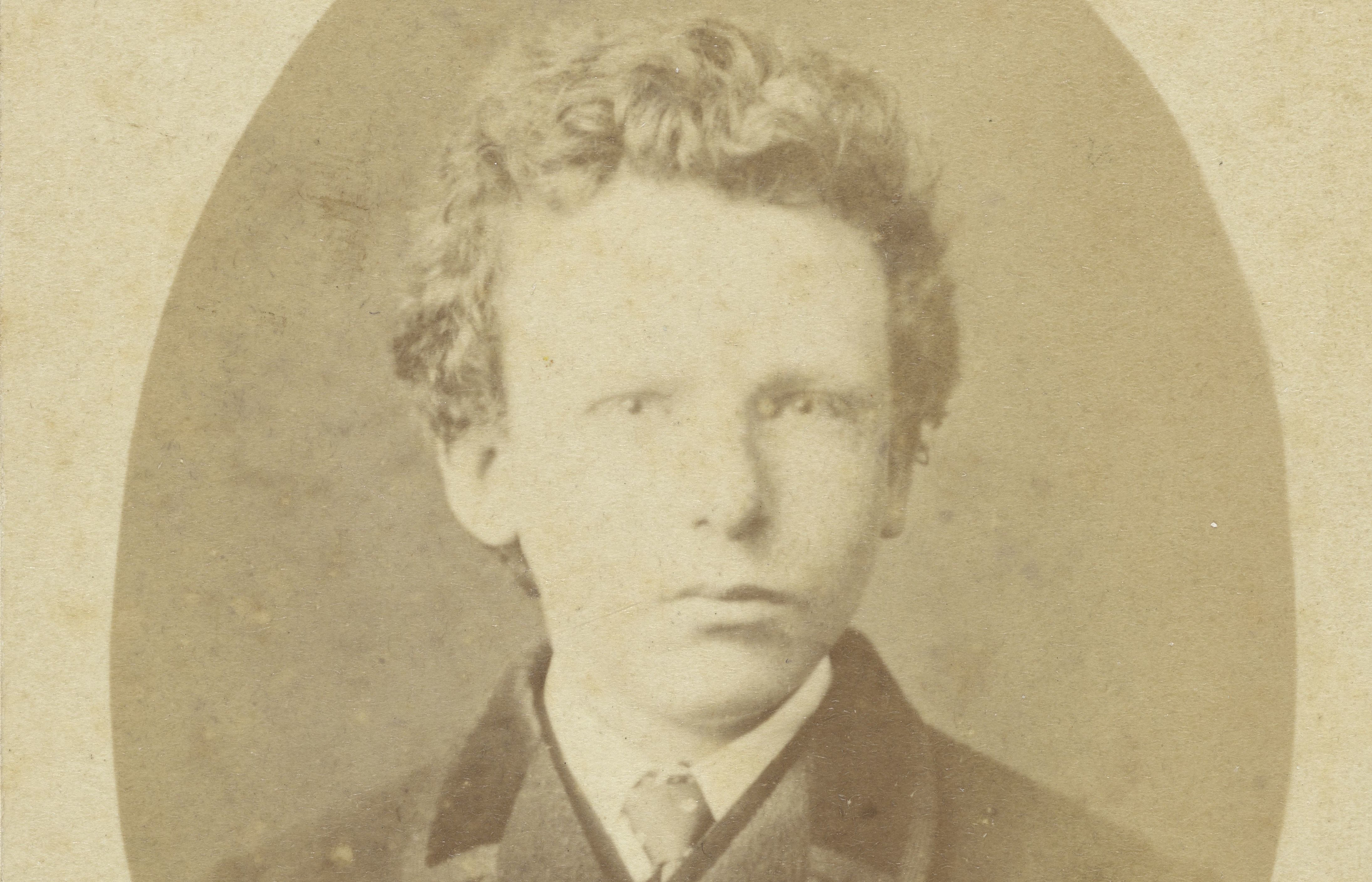 This handout made available by the Van Gogh Museum, Amsterdam, on Thursday Nov. 29, 2018, shows an image of 15 year old Theo van Gogh, originally thought to be of his brother Vincent van Gogh. One of only two known photos of Vincent van Gogh turns out to most likely be an image of his brother, Theo, the Van Gogh Museum announced Thursday. (Van Gogh Museum via AP)