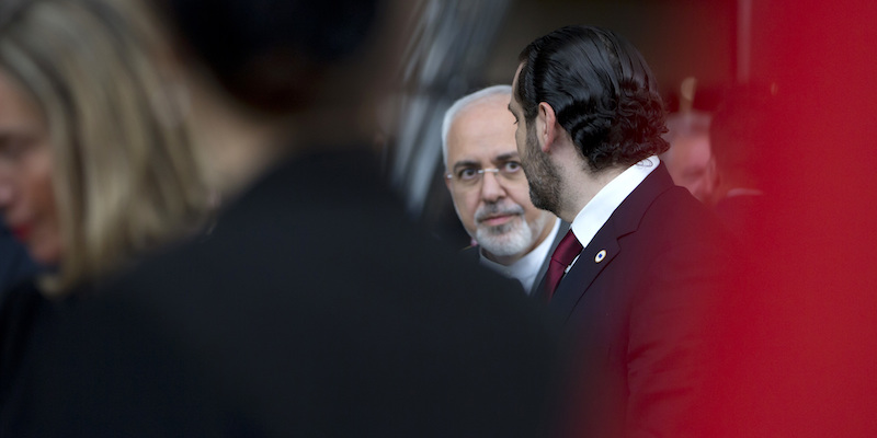 Il ministro degli Esteri iraniano Mohammad Javad Zarif (AP Photo/Virginia Mayo)