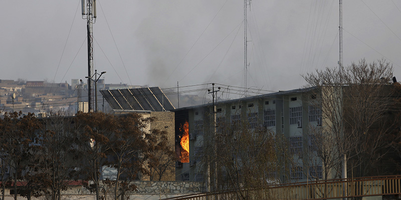 L'attacco a Kabul, Afghanistan, 24 dicembre 2018 (AP Photo/Rahmat Gul)