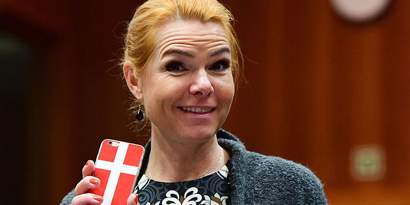 Inger Støjberg, ministra per l’Integrazione danese, Bruxelles, 18 novembre 2016
(EMMANUEL DUNAND/AFP/Getty Images)