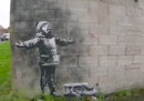 C'è un nuovo murale di Banksy, natalizio