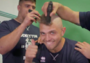 I giocatori del Benetton Rugby Treviso si sono rasati per un compagno malato di cancro
