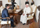 Giuseppe Conte sul suo colloquio privato col Papa