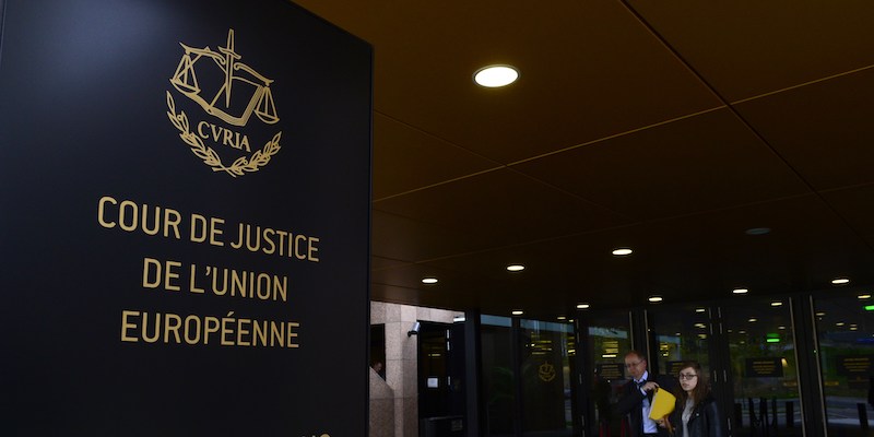 La Corte di Giustizia dell'Unione Europea a Lussemburgo. (JOHN THYS/AFP/Getty Images)