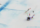Lo sciatore svizzero Marc Gisin è stato ricoverato dopo una brutta caduta nella prova di Coppa del Mondo in Val Gardena
