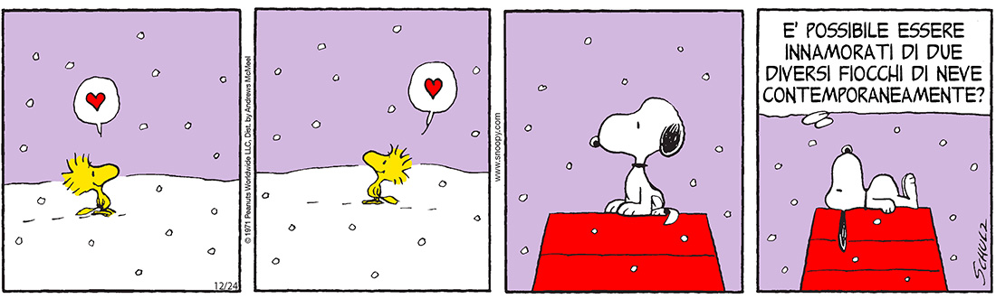 Peanuts 2018 dicembre 24