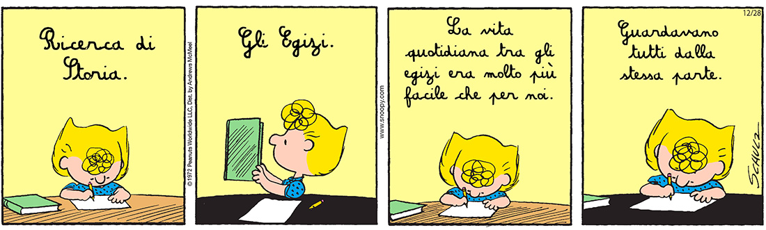 Peanuts 2018 dicembre 28