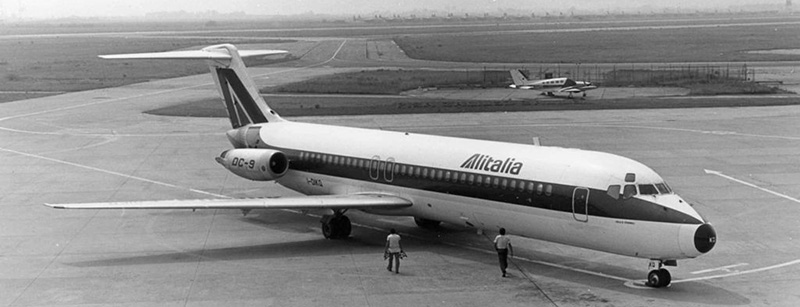 L'aereo fotografato nel 1968 (Piergiuliano Chiesi)