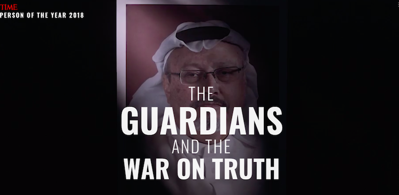 Jamal Khashoggi in un video realizzato da Time