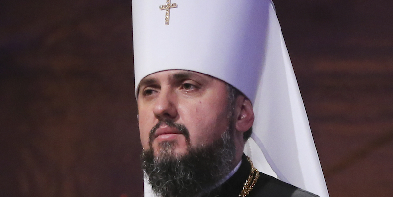 Il nuovo patriarca della Chiesa ortodossa ucraina (AP Photo/Efrem Lukatsky)